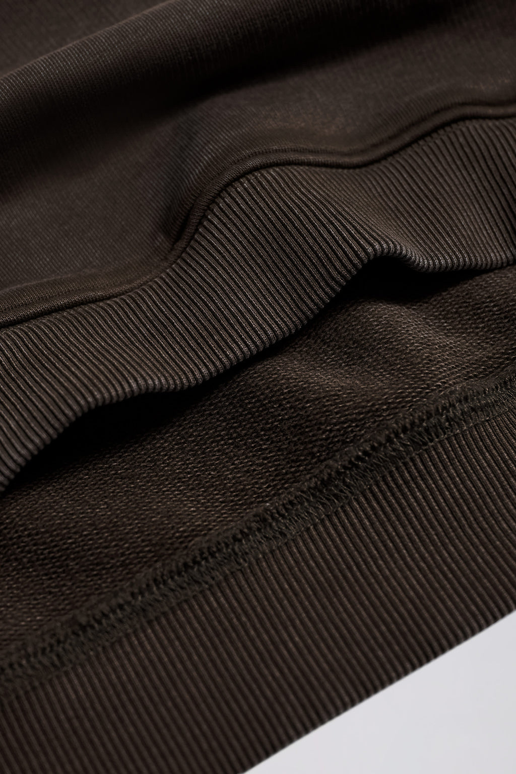 Acid Wash Oversized Hoodie in Brown