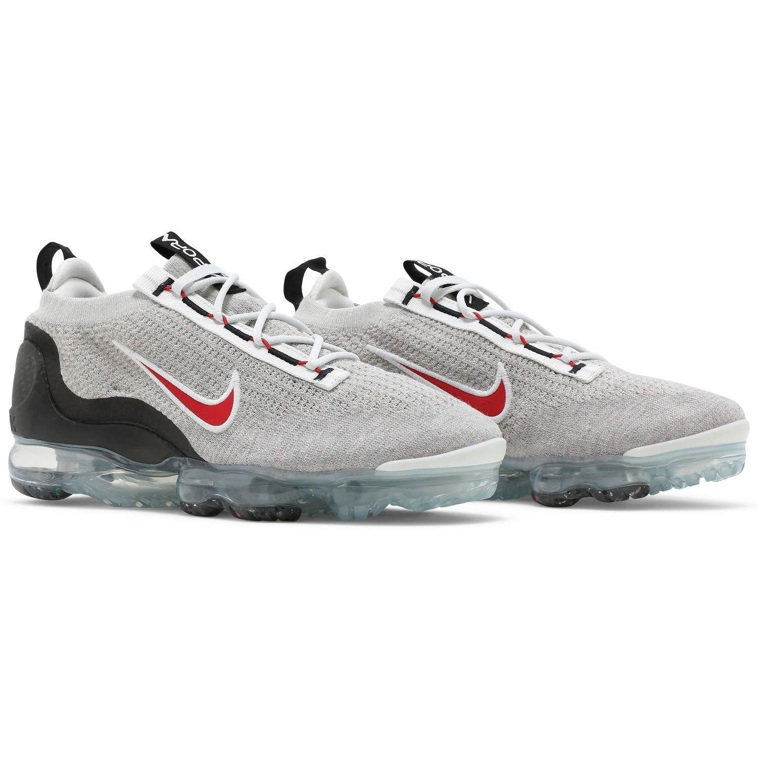 Air VaporMax 2021 Flyknit Light Bone University Red - Image 2