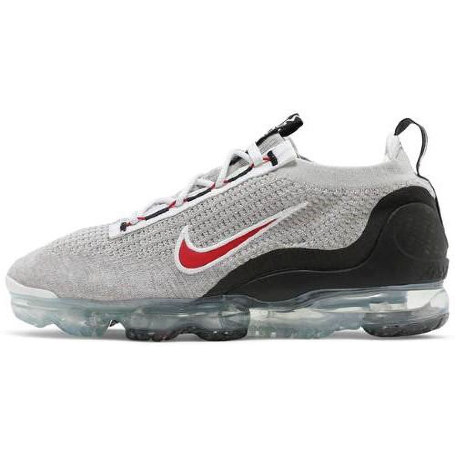 Air VaporMax 2021 Flyknit Light Bone University Red - Image 5